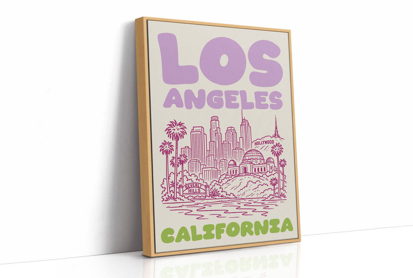 Los Angeles, Bubble Letter Skyline