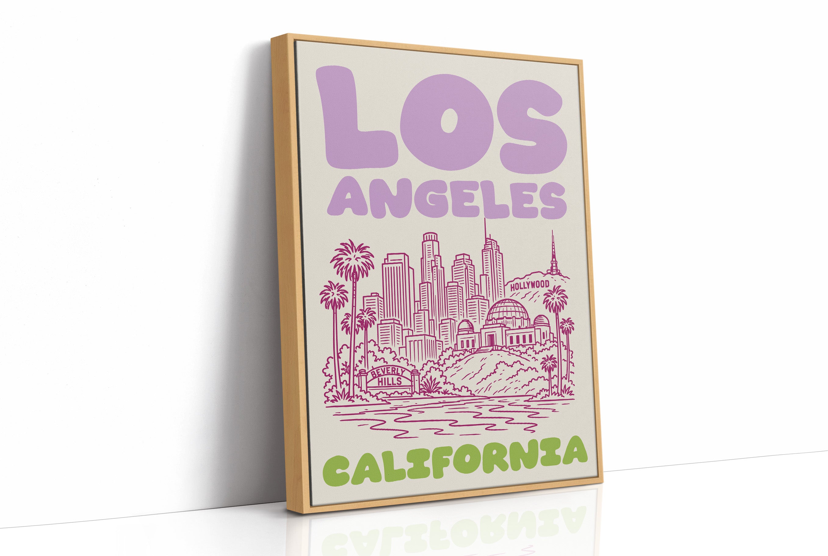 Los Angeles, Bubble Letter Skyline