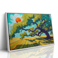 Ancient Oak Dances With Sunlight