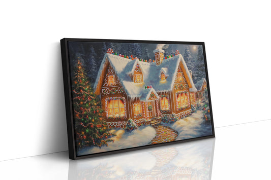 Frosted Gingerbread Glows At Midnight