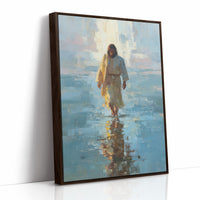 Solitary Path Through Azure Waters
