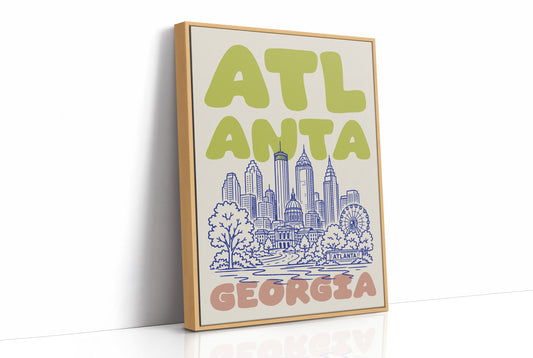 Atlanta, Bubble Letter Skyline
