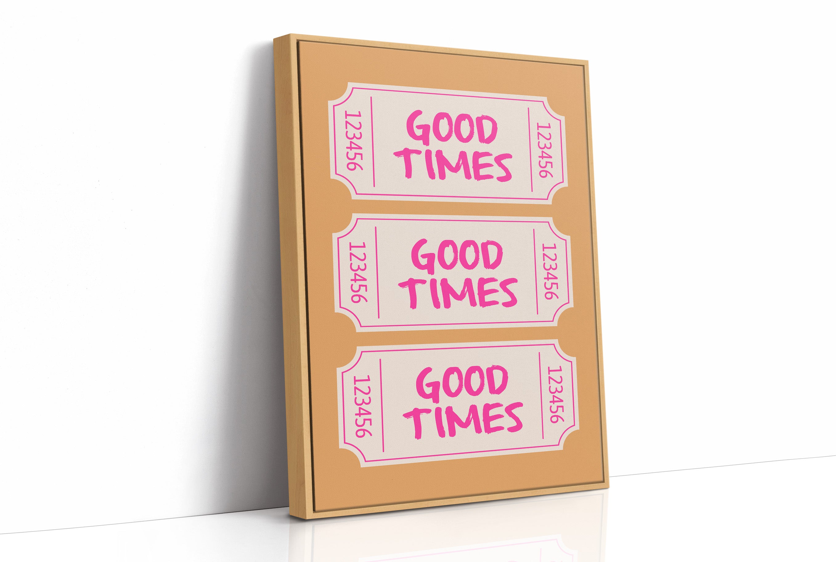 Good Times Ticket Wall Art