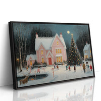 Pink Victorian Hosts Moonlit Skating Party