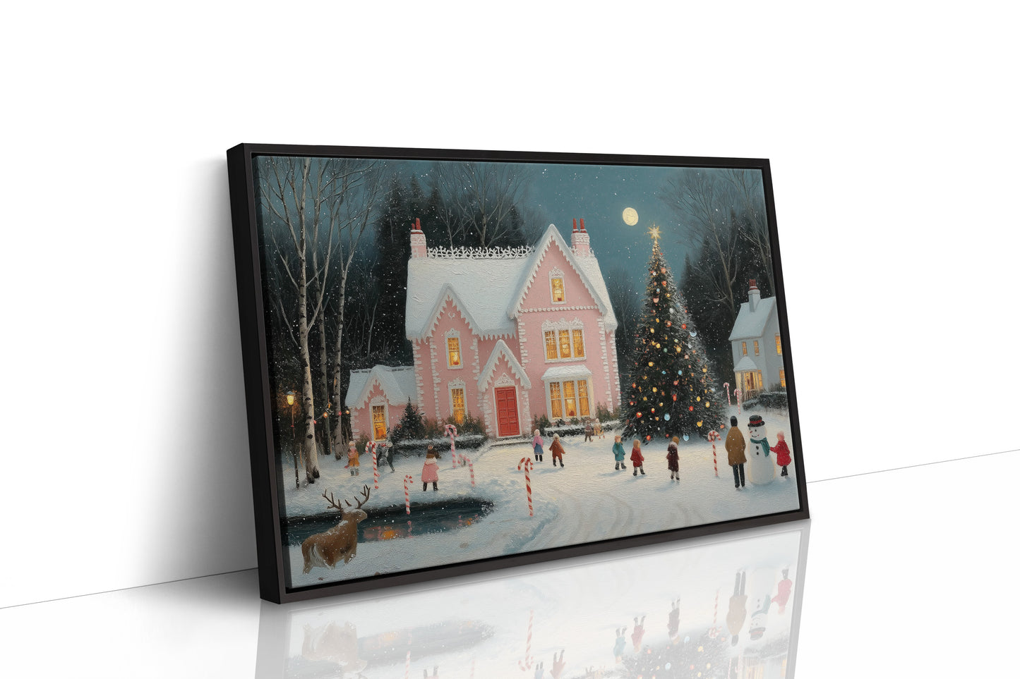 Pink Victorian Hosts Moonlit Skating Party