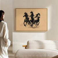 Wild Horses Dance In Ink