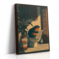 Wise Toad's Morning Paper Ritual