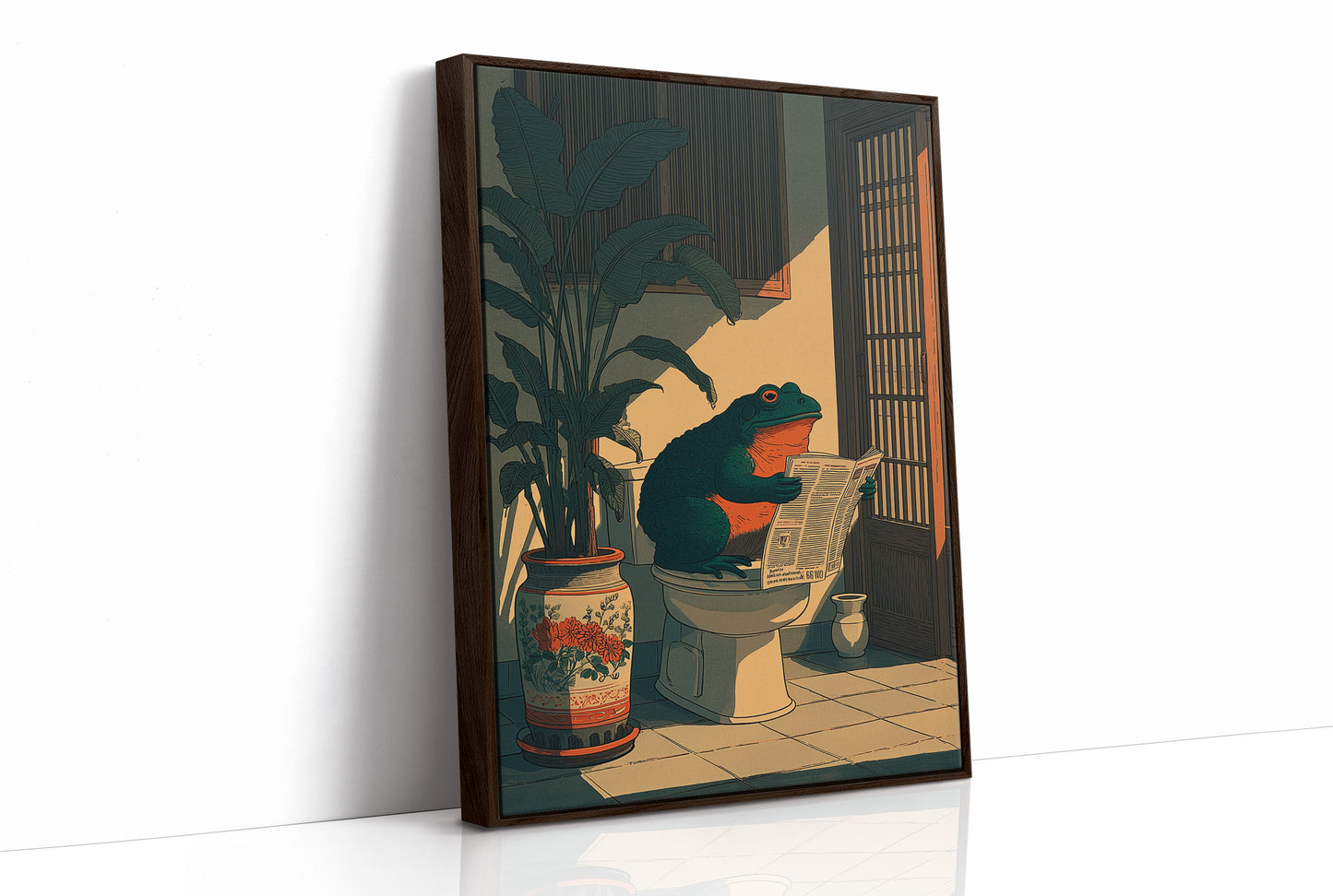 Wise Toad's Morning Paper Ritual