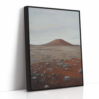 Solitary Peak In Rust And Stone