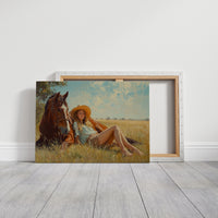 Cowgirl Daydream in Summer Grass