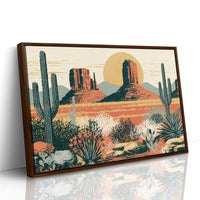 Desert Buttes at Golden Hour