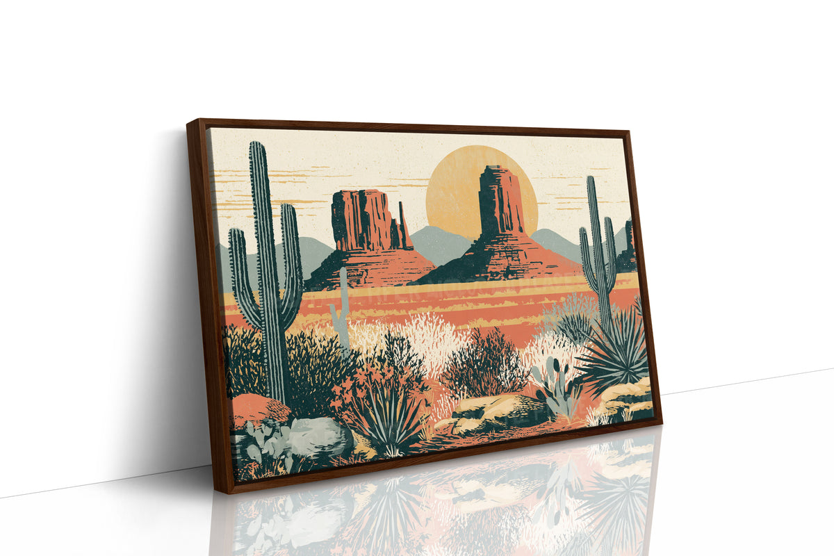 Desert Buttes at Golden Hour