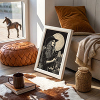 Moonlit Tales Between Desert Stars