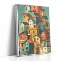 Stacked Stories In Coastal Colors