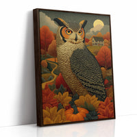 Autumn Moon Watches The Farmhouse