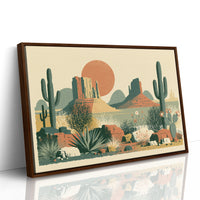 Desert Bloom at High Noon