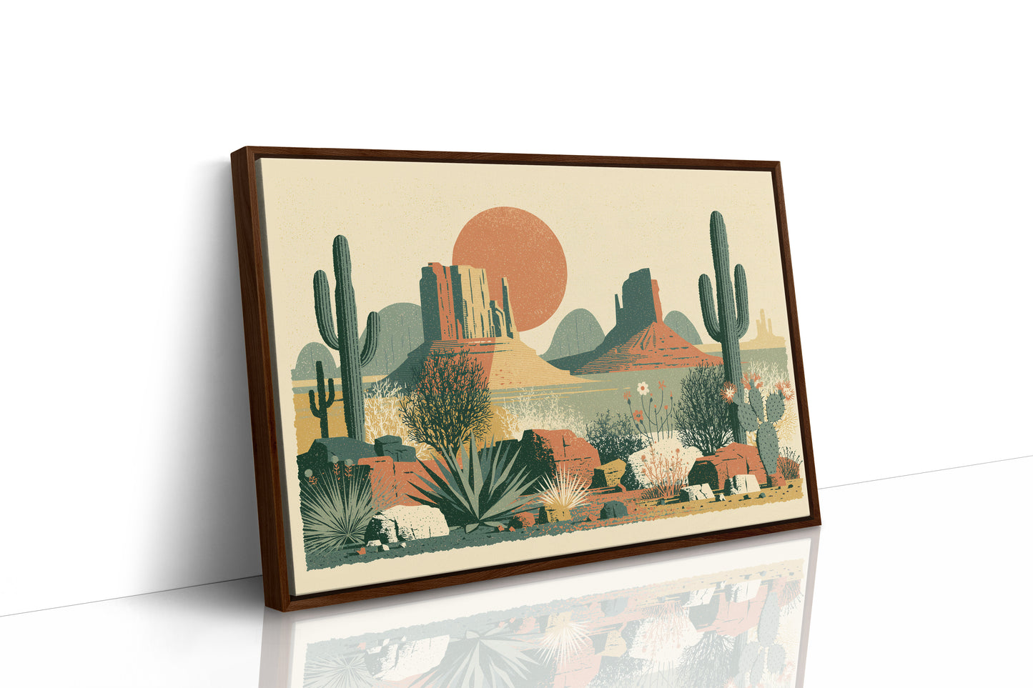 Desert Bloom at High Noon