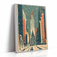 Chrysler Building Snowfall Stroll