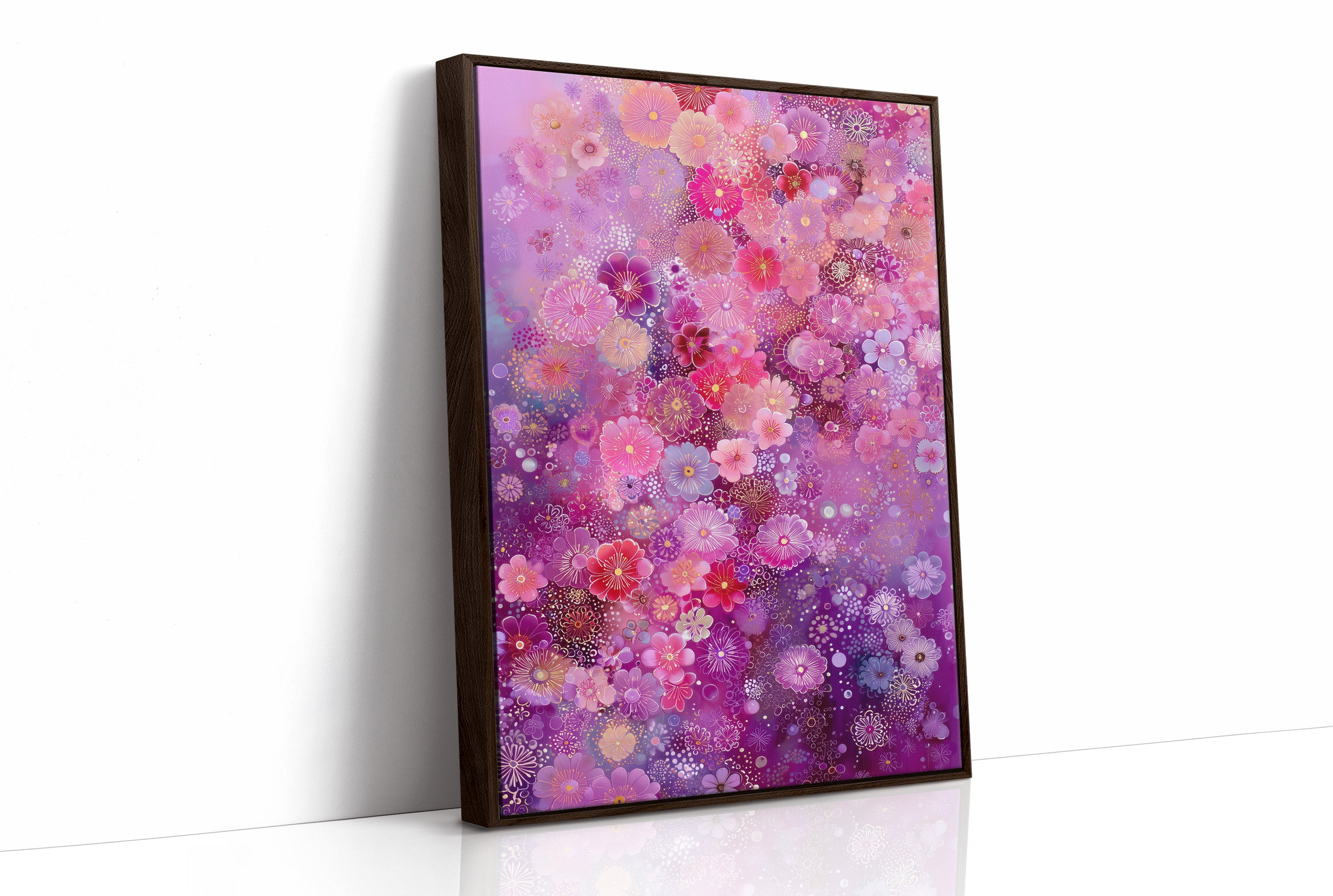 Cherry Blossoms Dance Through Purple Dreams