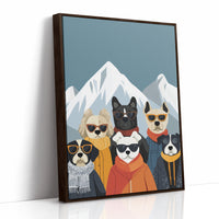 Mountain Dogs Rock Their Alps Ski