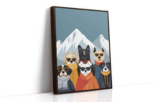 Mountain Dogs Rock Their Alps Ski
