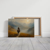 Cowboy at Sunrise in the High Country