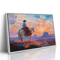 Sunset Paints A Cowboy's Prayer