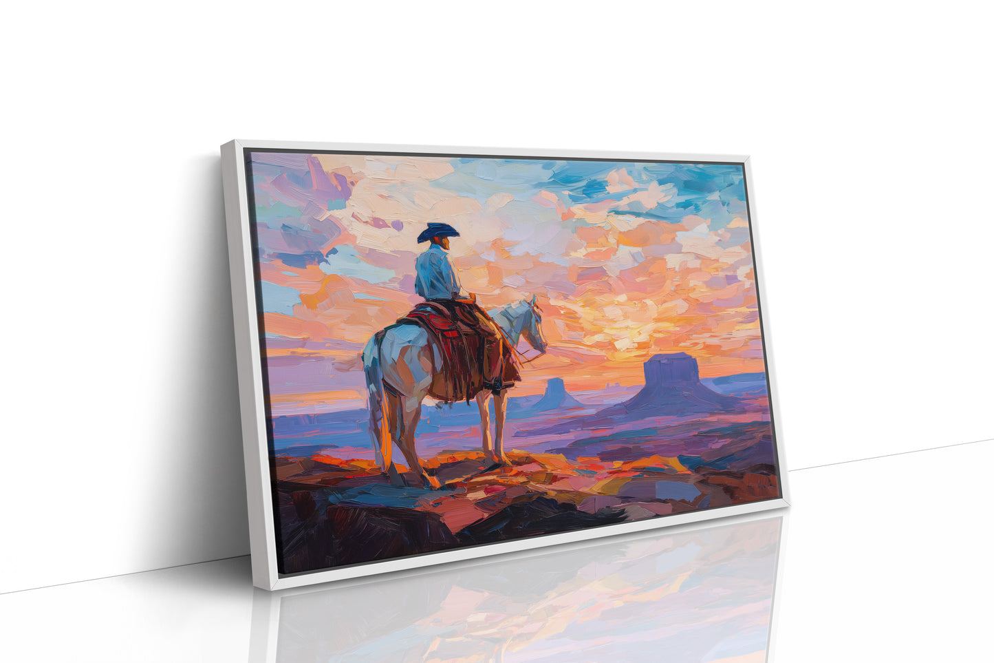 Sunset Paints A Cowboy's Prayer