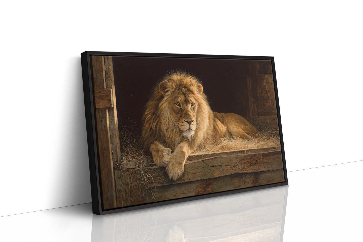 Noble Beast Rests In Golden Light