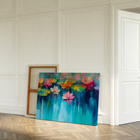 Lotus Flowers Paint Summer's Symphony