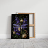 Dragonfly in the Delphinium