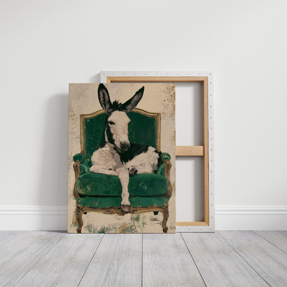 Donkey on a Velvet Throne