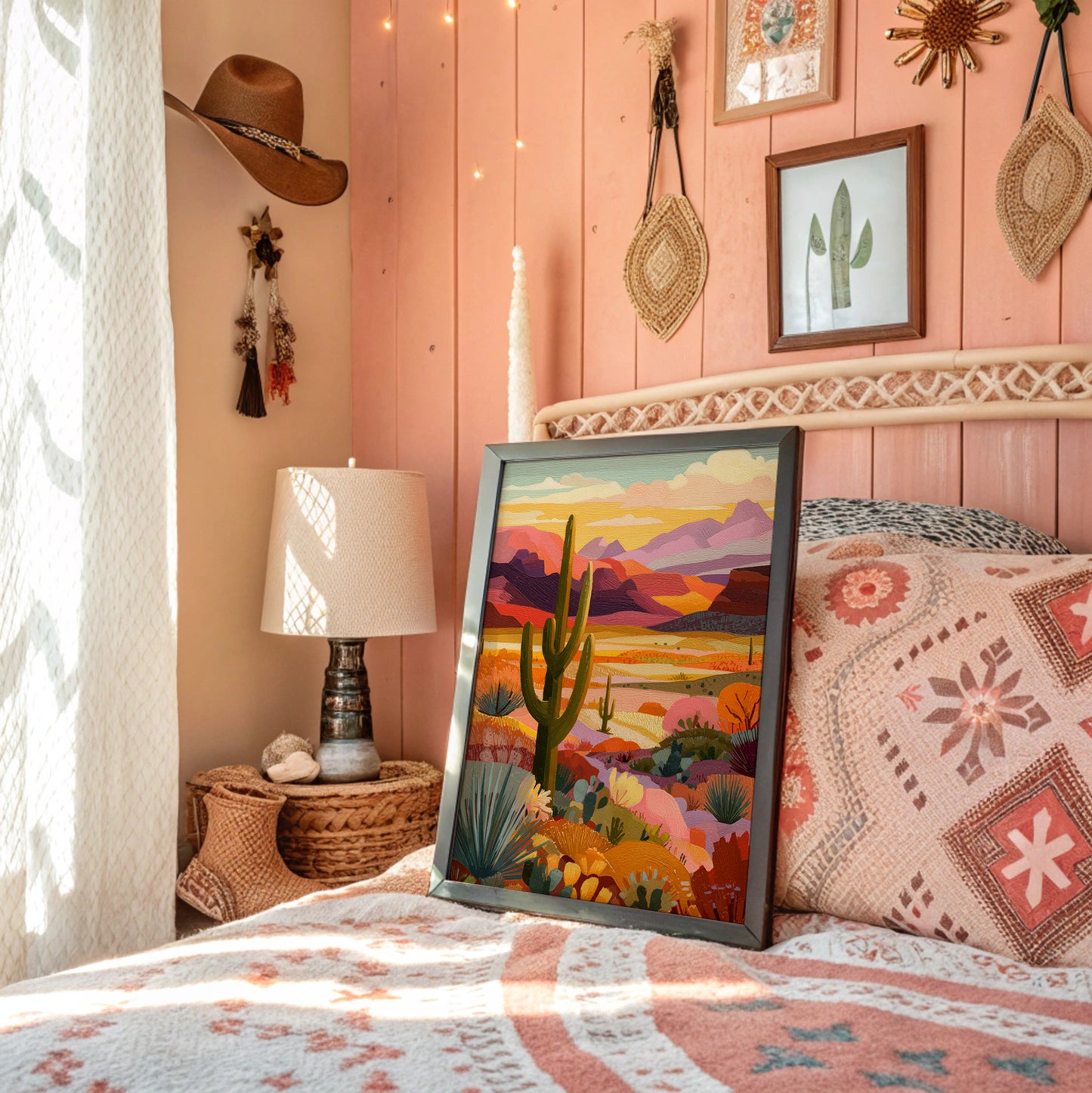 Saguaros Paint Their Evening Stories
