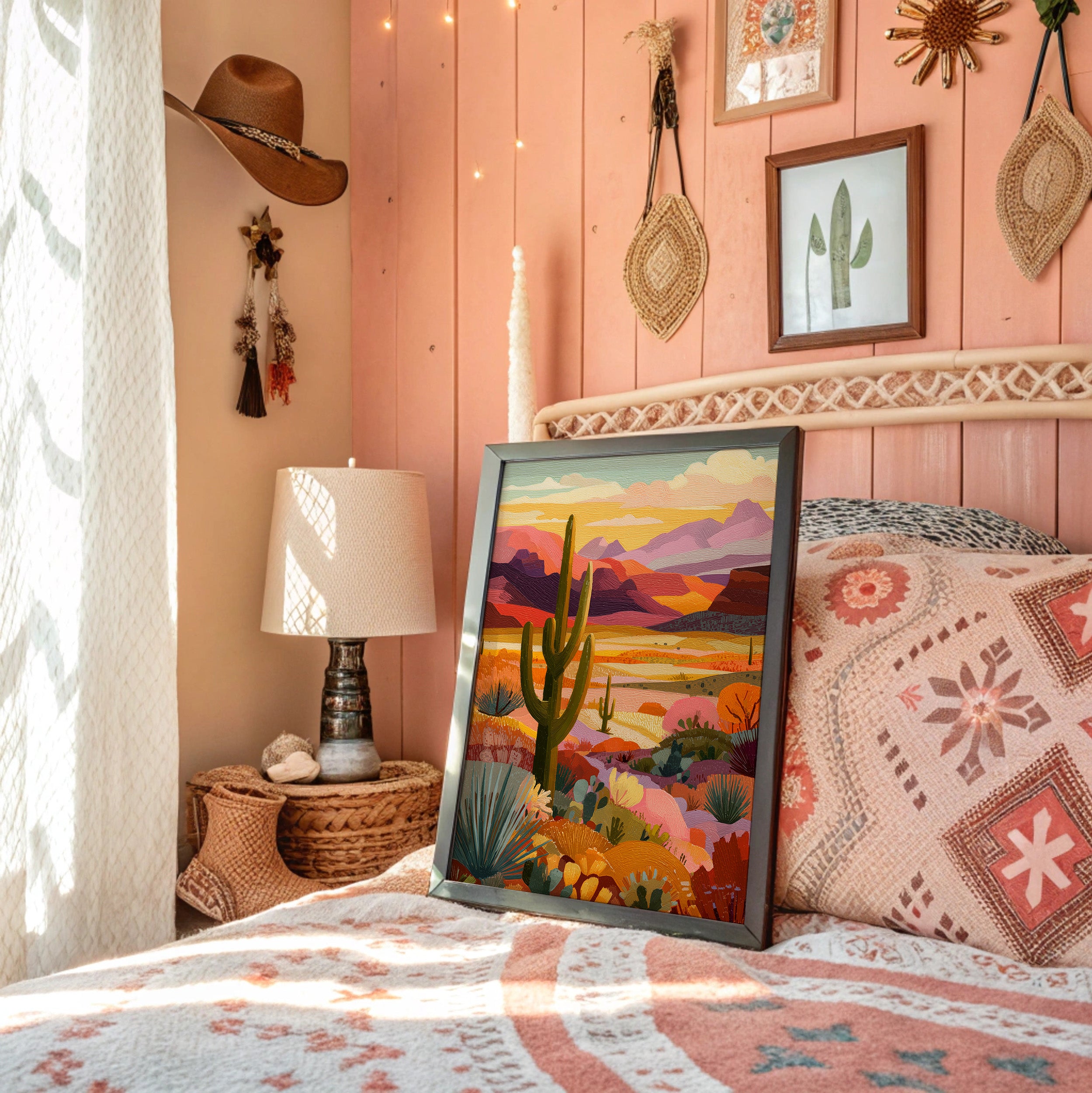 Saguaros Paint Their Evening Stories