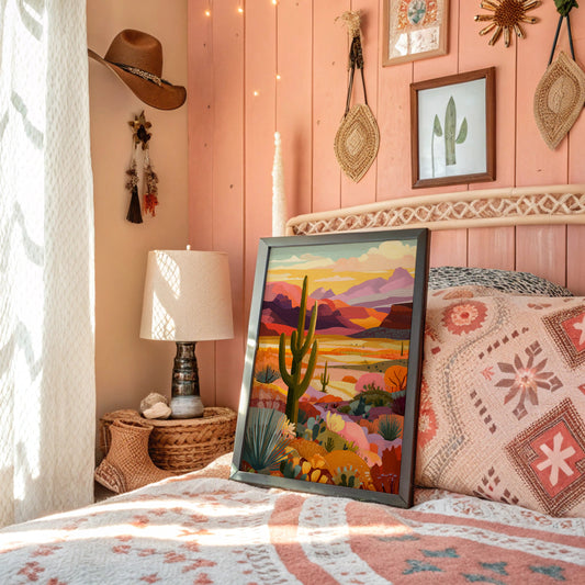 Saguaros Paint Their Evening Stories