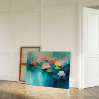 Lotus Dreams Float On Turquoise Waters