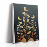 Celestial Flora Under Night Sky