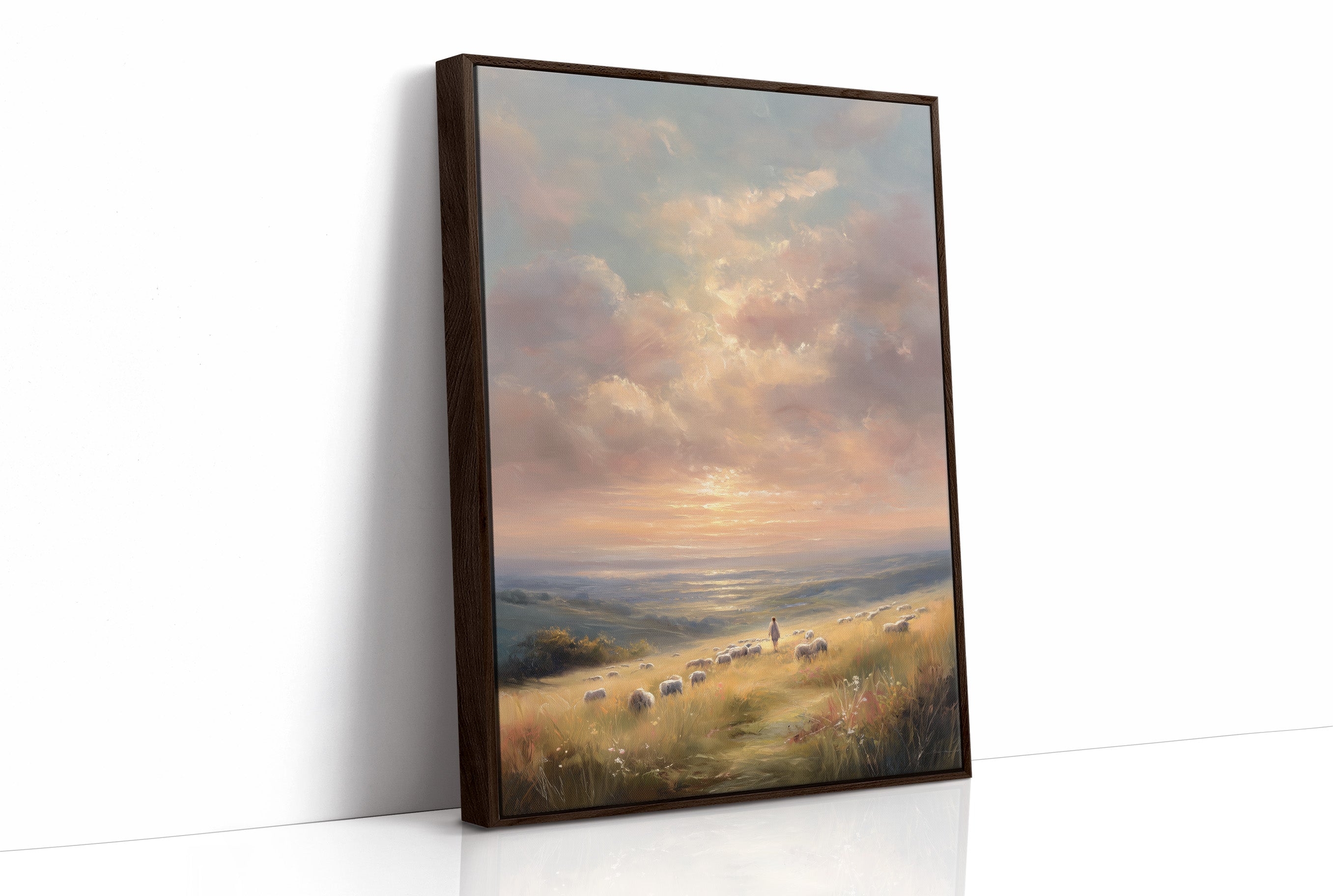 Shepherd's Solace Under Pastel Skies