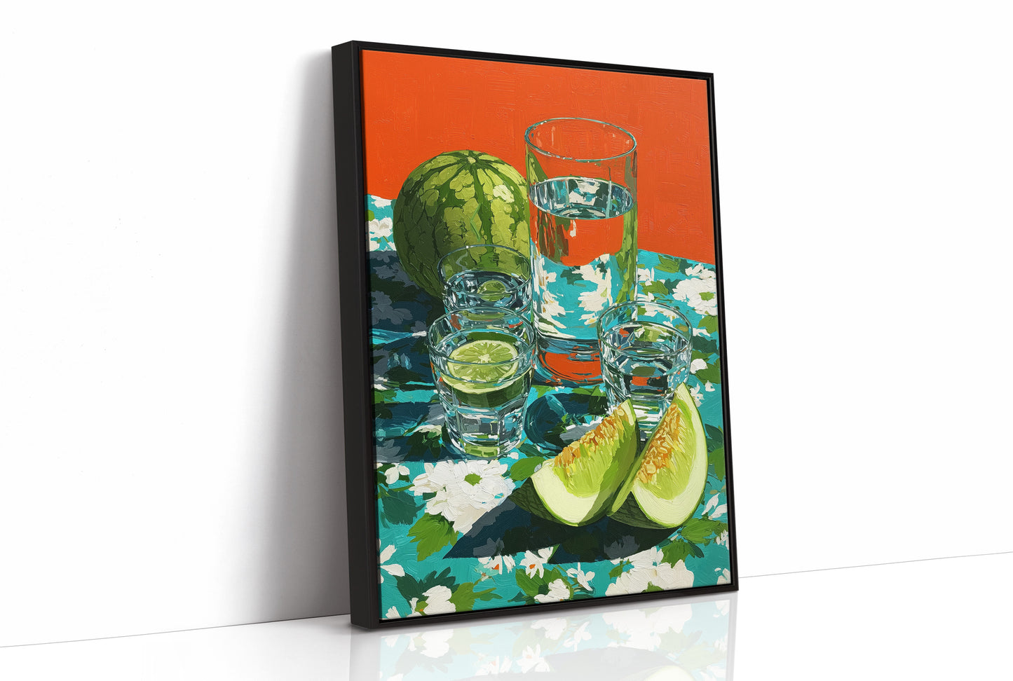 Melon Wedges and Ice Water