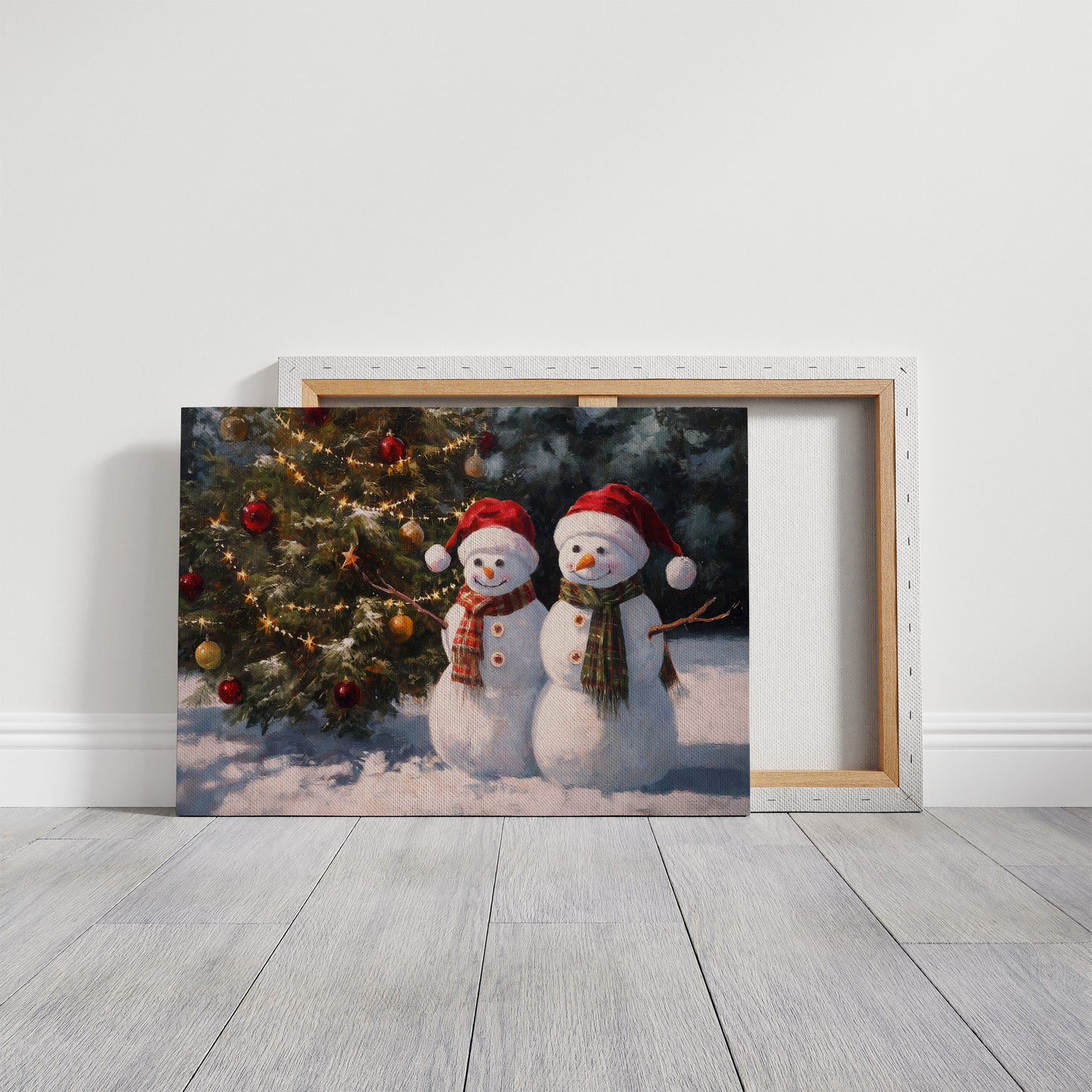 Snow Friends Share Christmas Eve Magic