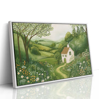 Cottage Path Through the Wildflowers