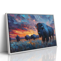 Prairie Giants Watch The Fire Sky