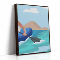 Paddle Through Mountain Lake Serenity