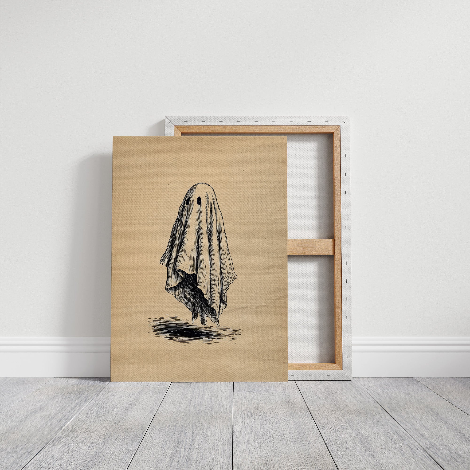 Haunted Lines On Vintage Paper
