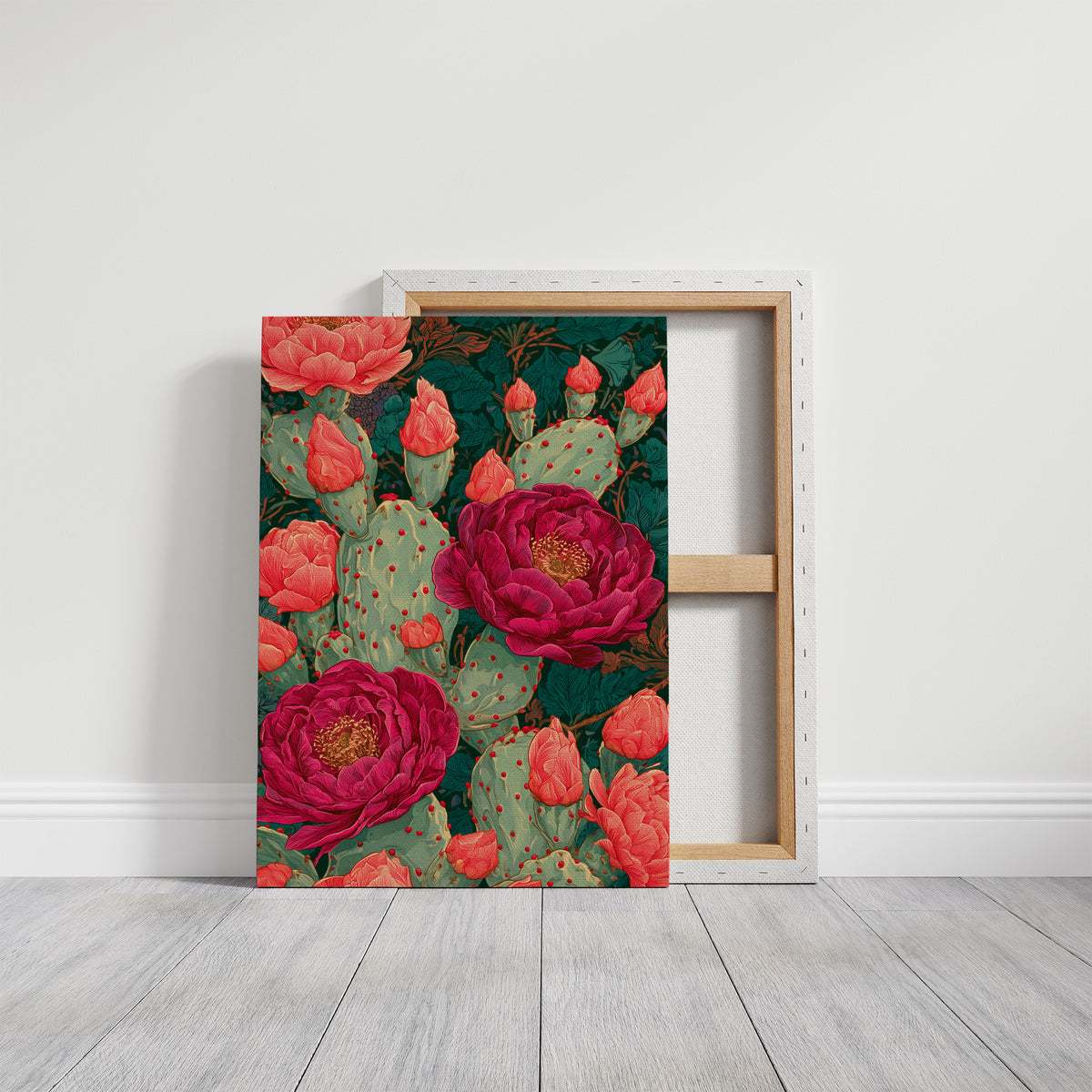 Prickly Pear in Full Bloom