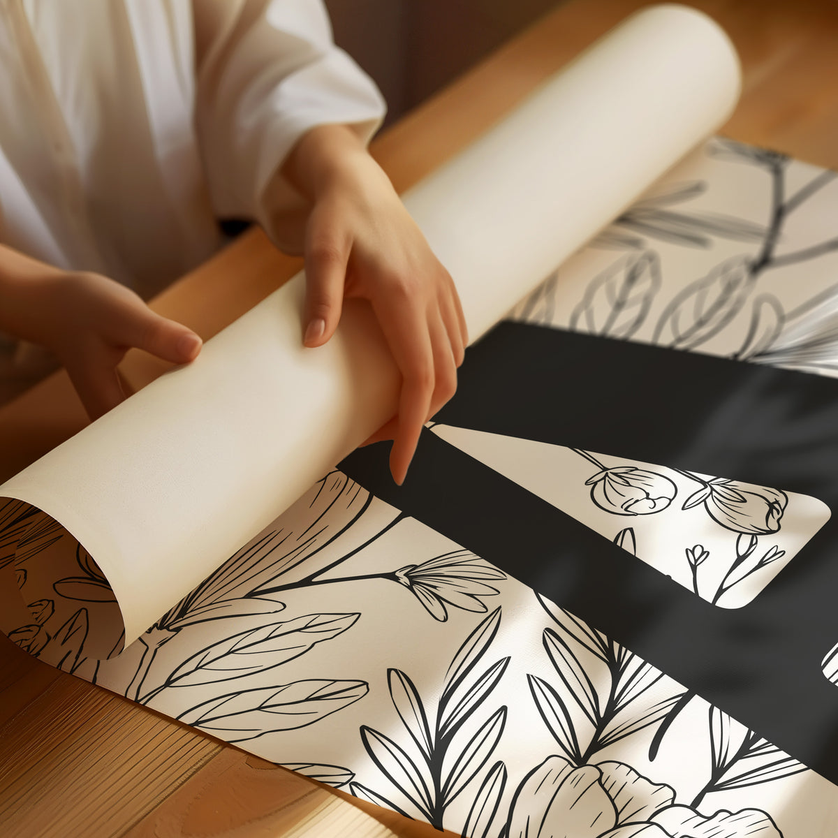 Botanical Letter A Monogram