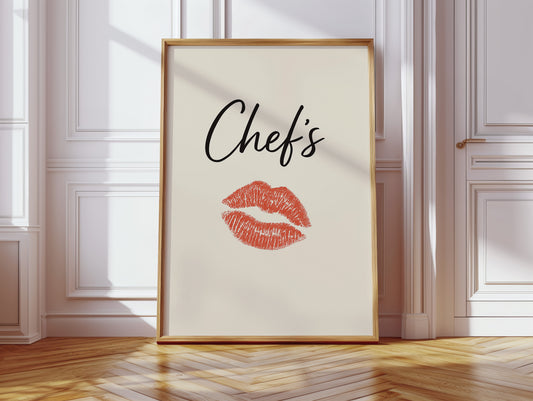 Chef’s Kiss – Minimal Sass, Maximum Flavor