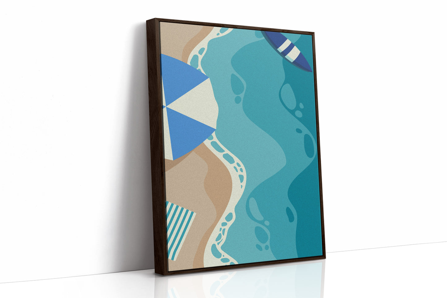 Footprints Along Turquoise Shorelines Dance