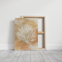 Ivory Branches On Golden Canvas