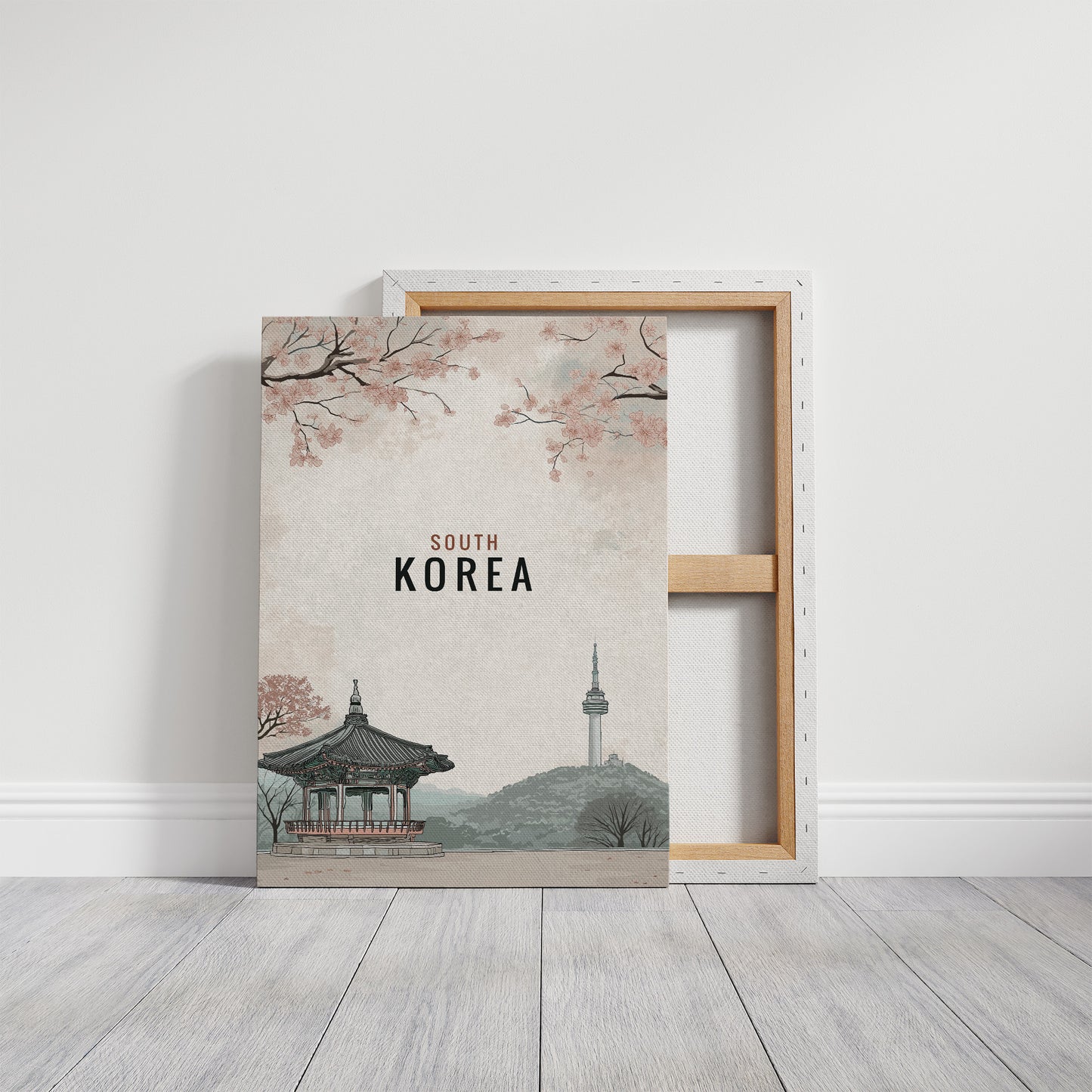 Cherry Blossoms Frame Seoul's Heritage